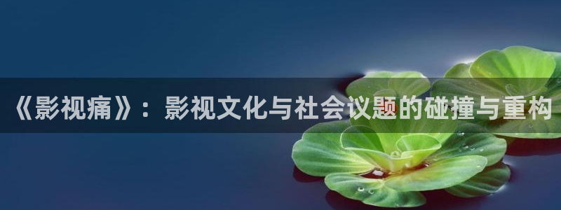 飘零影院暗香影院：《影视痛》：影视文化与社会议题的碰撞与重构